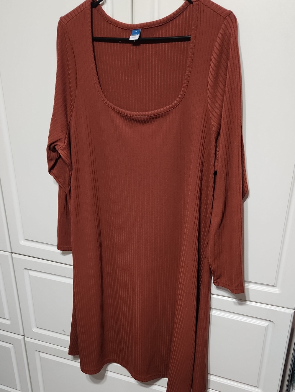 Old Navy Ribbed Scoop-Neck Long Sleeve Dress